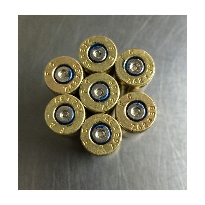 once fired 7.62 x 39 brass for reloading ak47 ammo free shipping