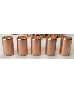 bulk 38 caliber .357 38 special 357 magnum 148 grain plated double ended wadcutter bullets for reloading in stock free shipping