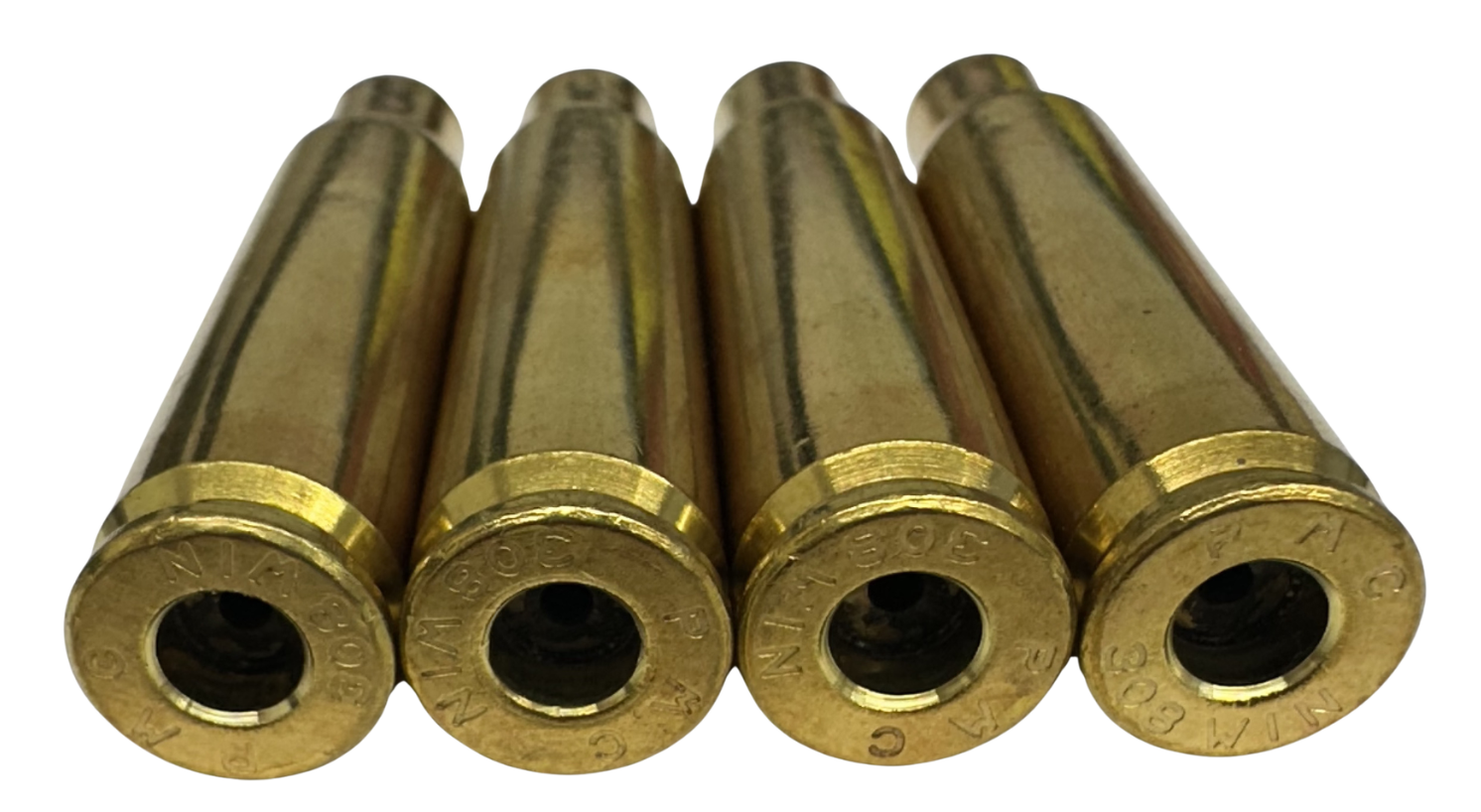Fully processed PMC commercial headstamp 308 Winchester ready to load brass resized decapped trimmed and washed in stock free shipping