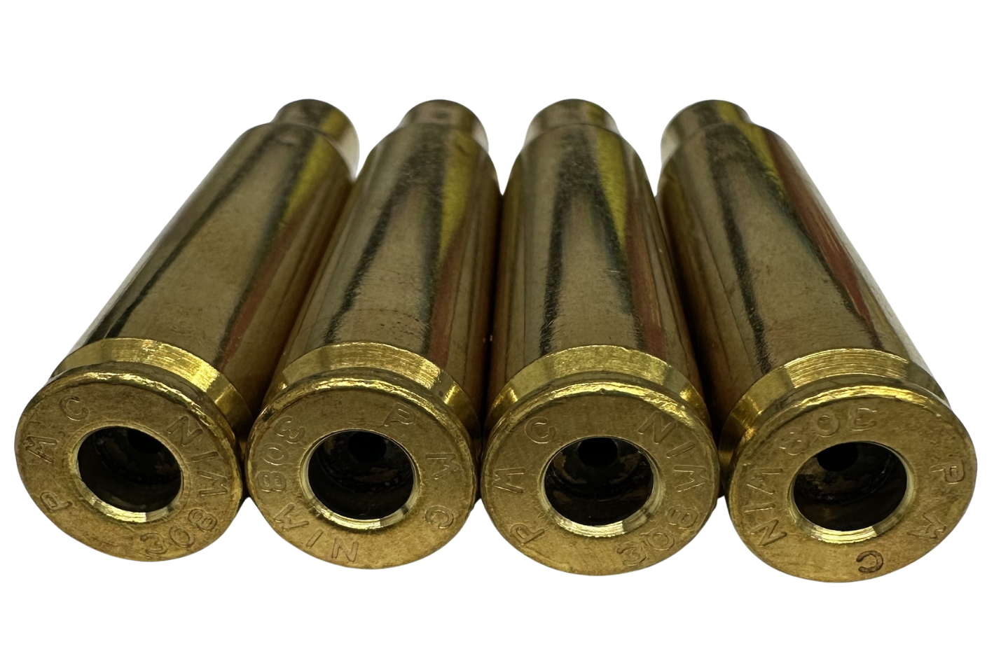 Fully processed PMC commercial headstamp 308 Winchester ready to load brass resized decapped trimmed and washed in stock free shipping