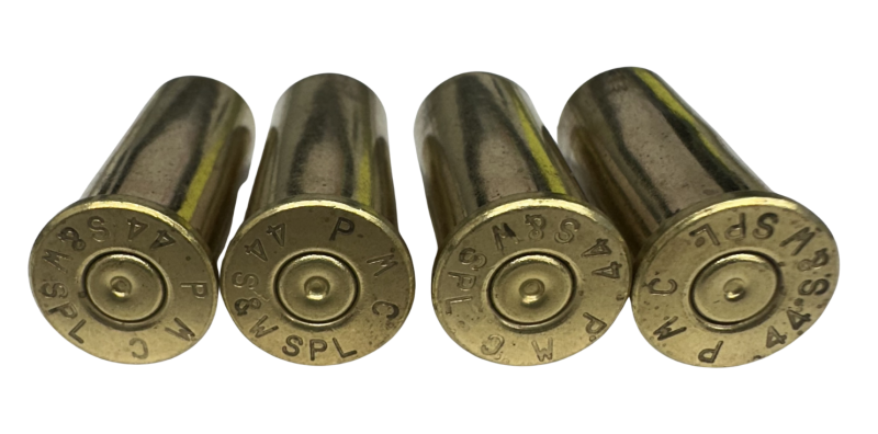 Once Fired 44 S&W Special .429 Diameter Bulk Brass For Reloading Accurate and High Quality Target Self Defense and Hunting Loads In Stock With Free Shipping