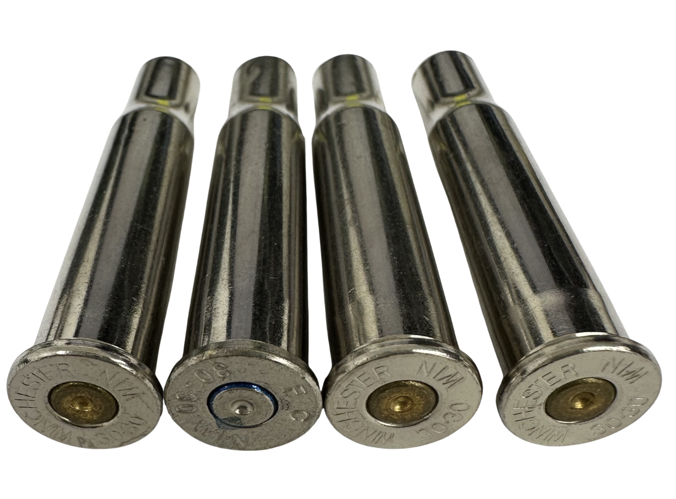 Once Fired Nickel Plated 30-30 Winchester Brass For Reloading Accurate Levergun Target and Hunting Ammo In Stock With Free Shipping