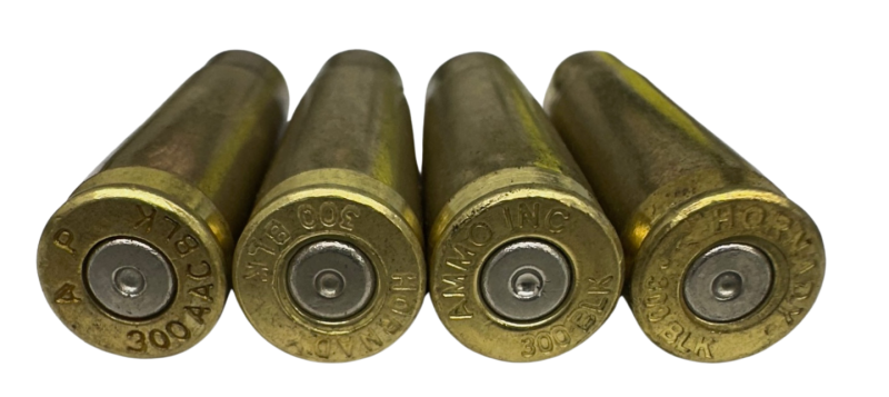 Once fired 300 Blackout 300 AAC Bulk Brass For Reloading Accurate Super Sonic & Subsonic Target & Hunting Ammo In stock Free Shipping