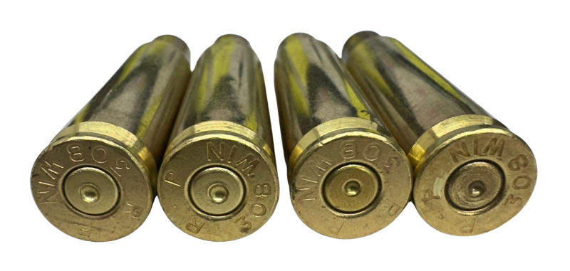 Once fired 308 winchester Remington brand brass for reloading accurate target self defense and hunting ammo in stock with free shipping