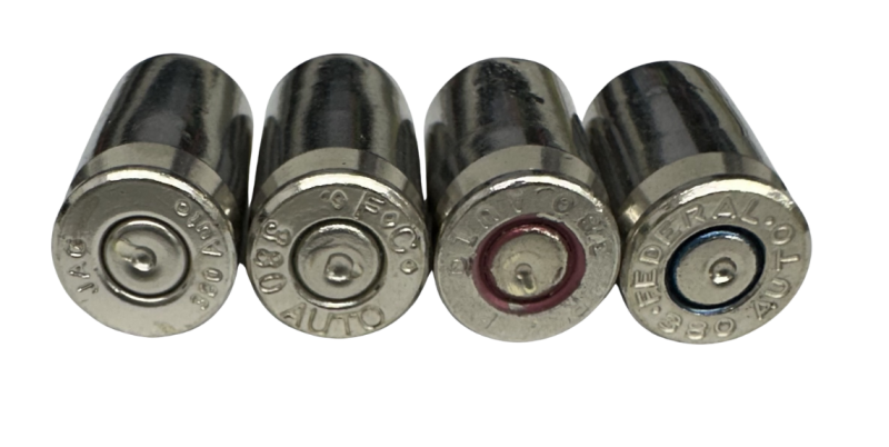 Once fired 380 acp nickel plated bulk brass .355 diameter for reloading accurate self defense ammo free shipping in stock 2