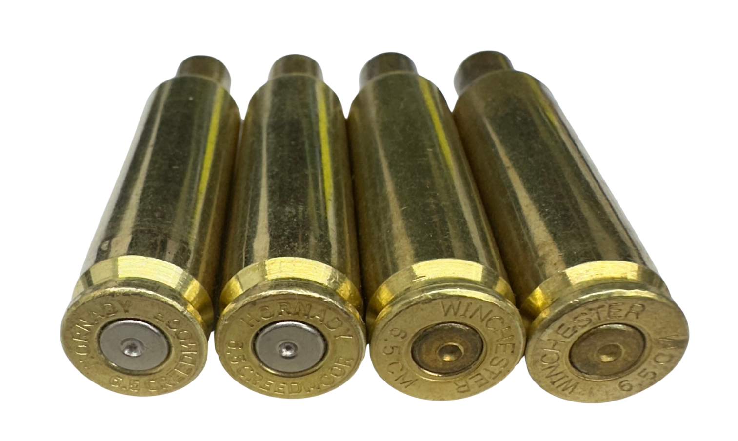 Once fired 6.5 Creedmoor large primer pocket bulk brass for reloading accurate long range target and hunting ammo in stock with free shipping