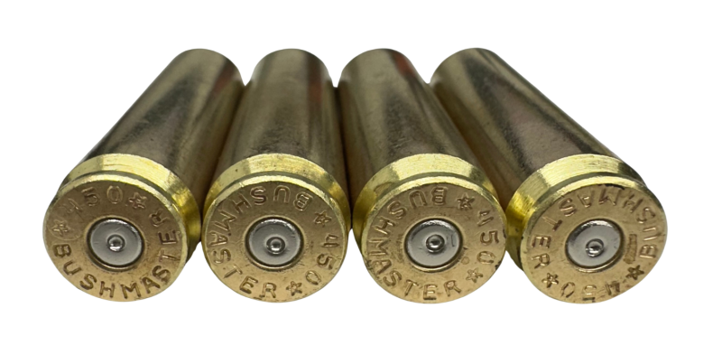 Once fired bulk 450 Bushmaster small primer pocket brass .452 diameter for reloading accurate target and hunting loads in stock free shipping 2