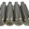 Once fired bulk 6.5 Creedmoor nickel plated large primer pocket brass for reloading accurate long range hunting and target ammo in stock with free shipping