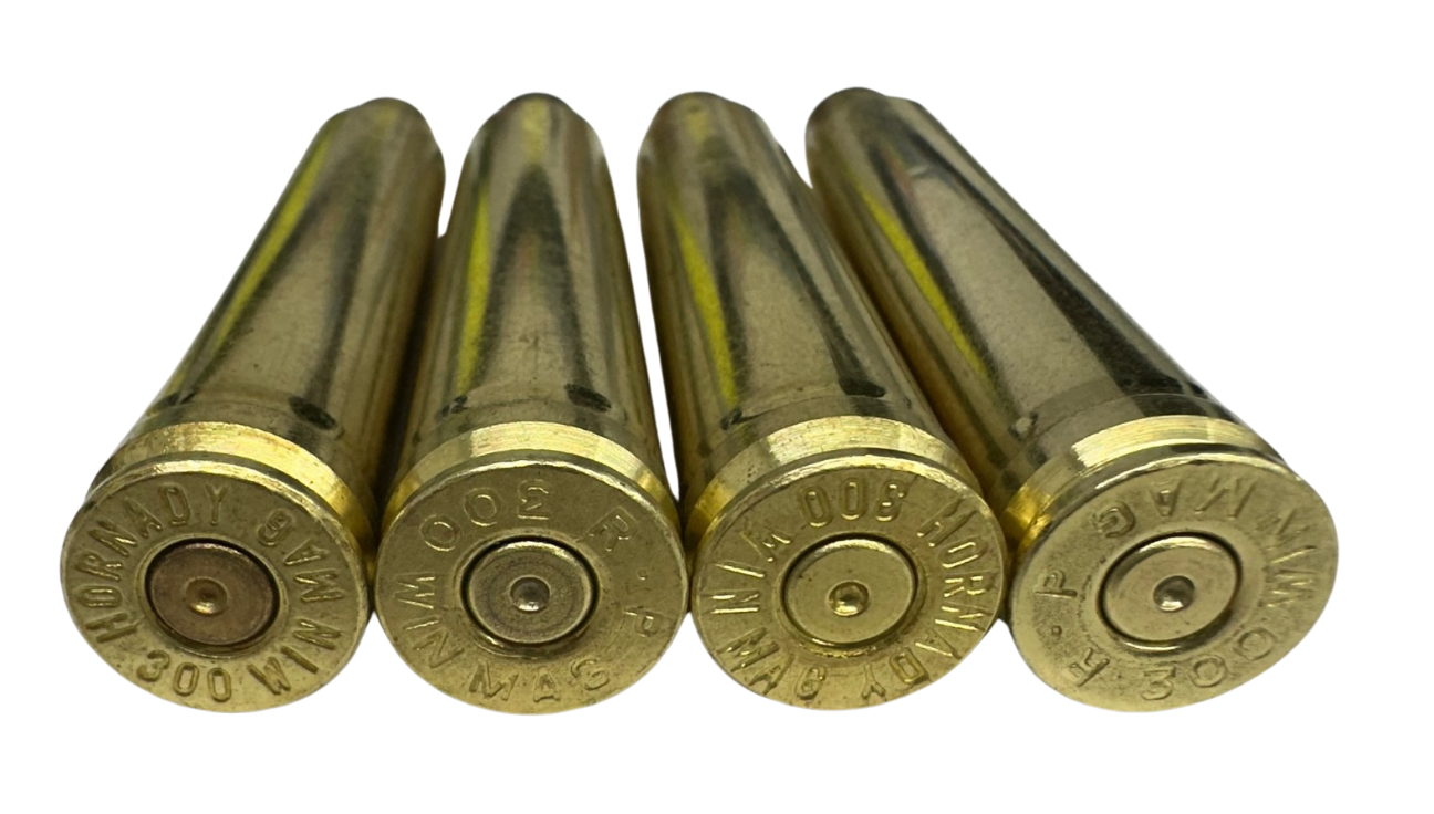once fired 300 win mag Winchester magnum brass for reloading in stock free shipping