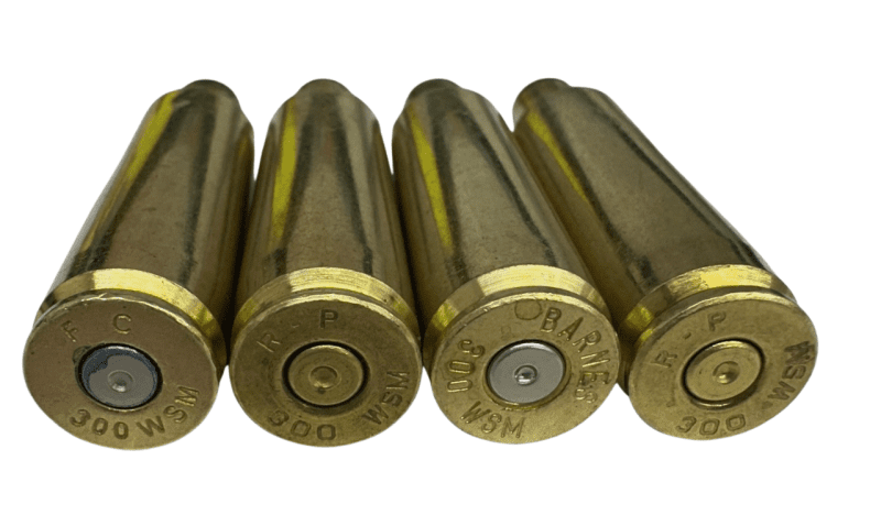 once fired 300 wsm winchester short magnum brass for reloading in stock free shipping