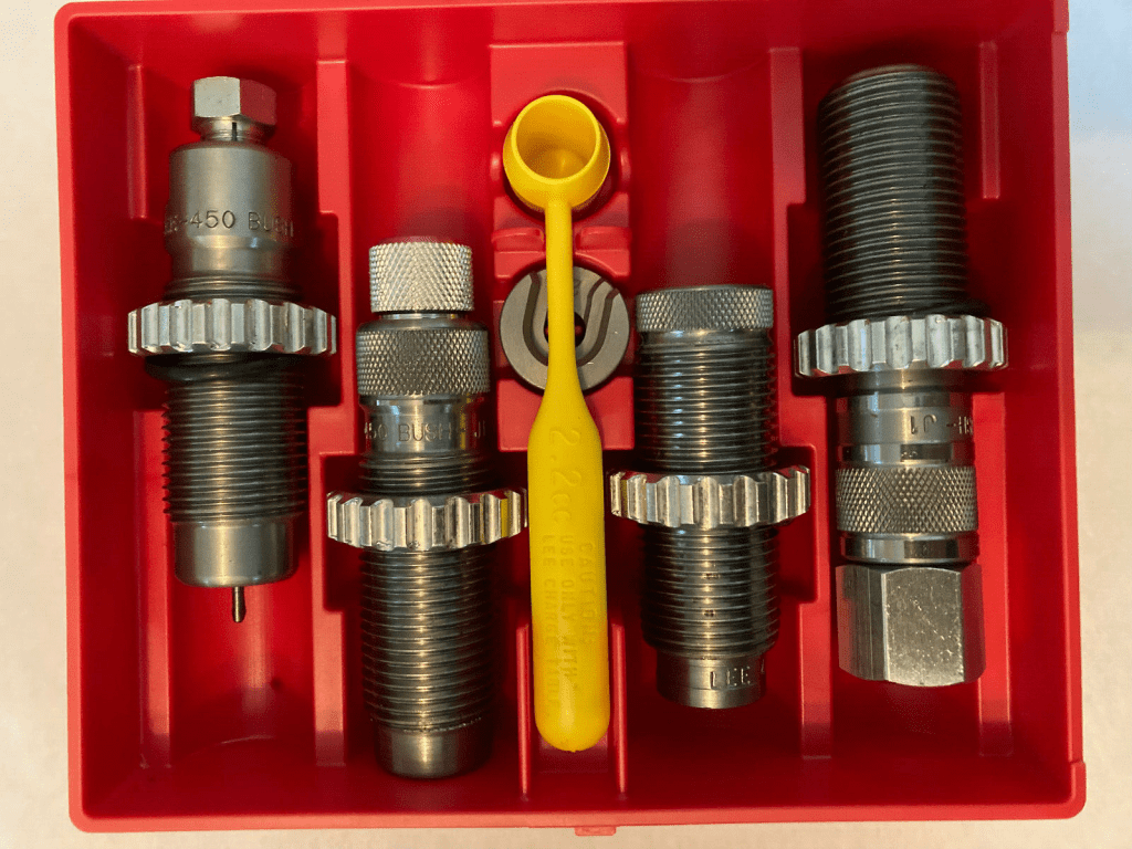 90182 Lee 450 Bushmaster 4 die set dies for reloading in stock