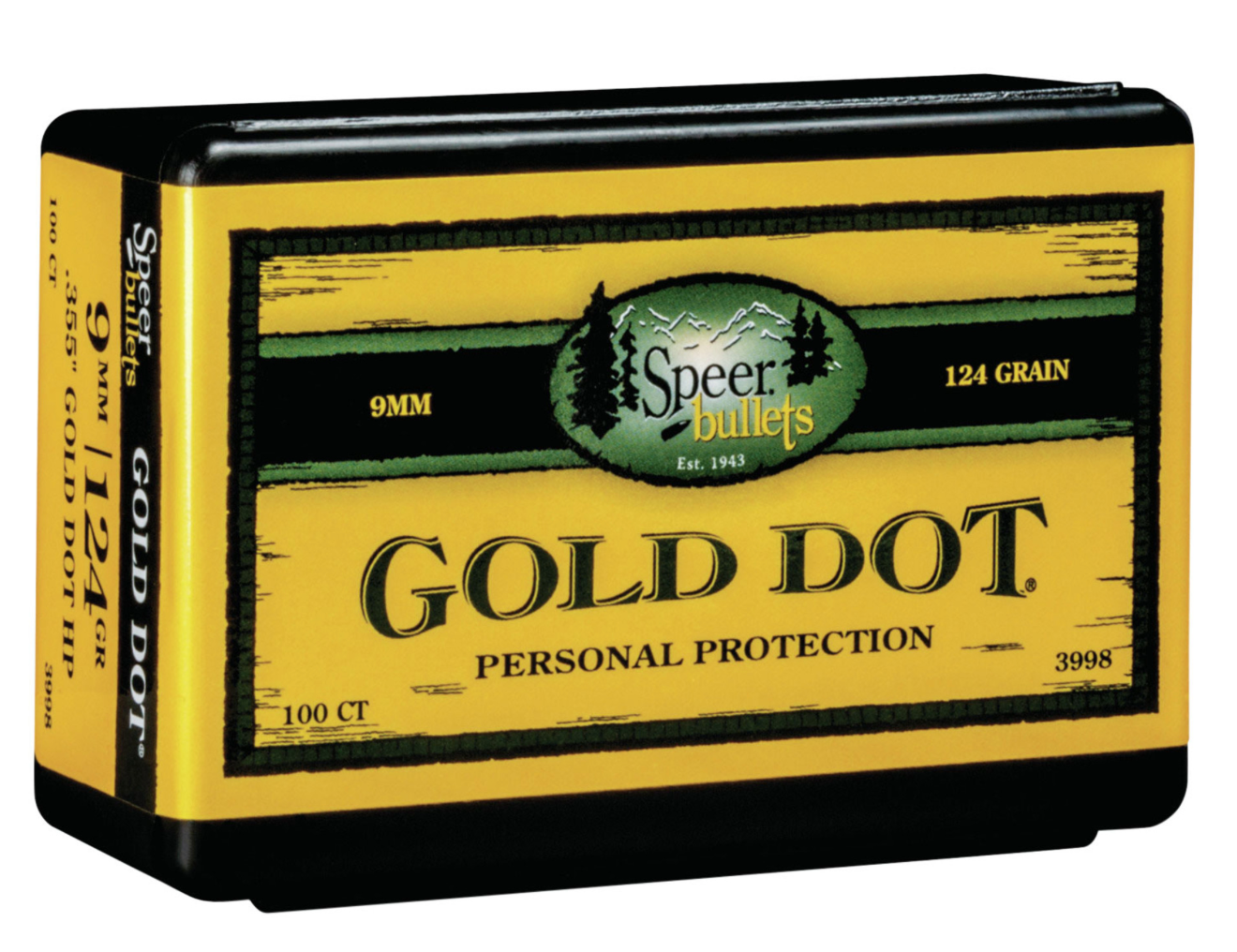 Speer 9MM .355 115 Grain Gold Dot Jacketed Hollow Point 3994(100 count) - Image 4
