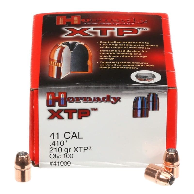 Hornady 41 Caliber .410 210 Grain XTP Jacketed Hollow Point 41000(100 ct.)