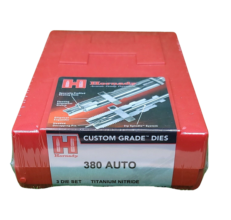 Hornady 380 ACP 3 Die Set Taper Crimp 546518
