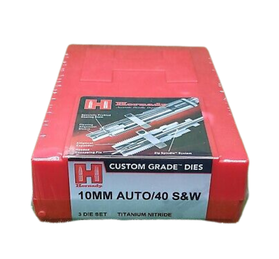 Hornady Custom Grade 40 S&W 10MM Auto 3 Die Set 546533