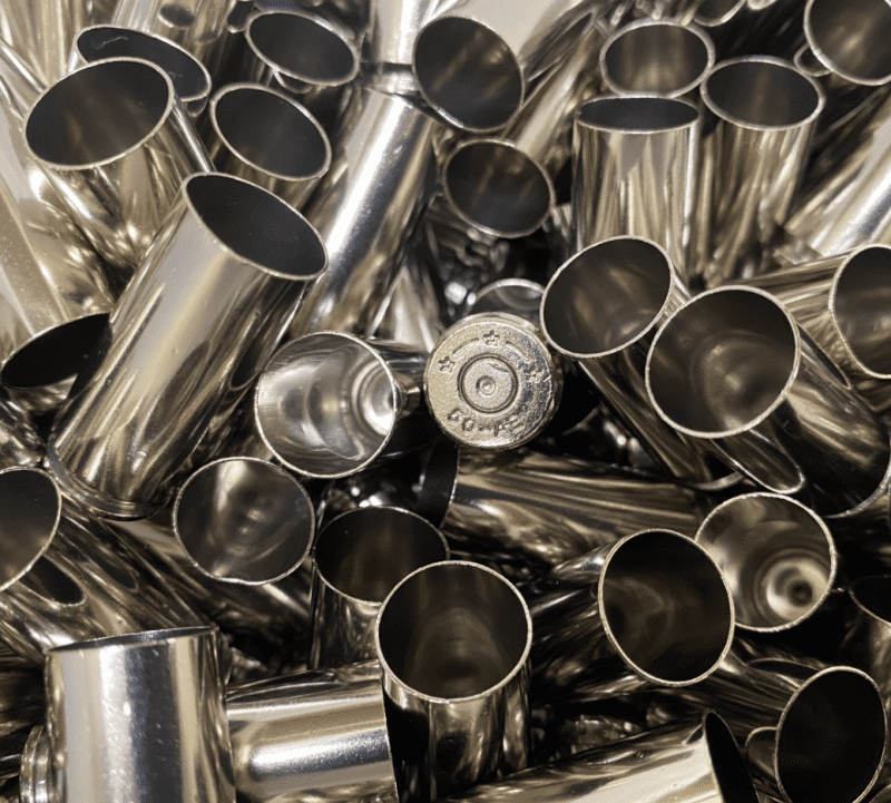 50 Action Express Nickel Plated Fired Brass(100 count)