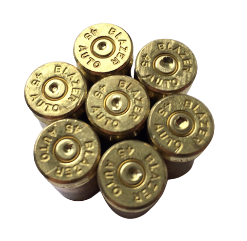 Once Fired 45 ACP Small Primer Pocket Brass For Loading Accurate and High Quality 45 ACP Auto 1911 Ammo In Stock With Free Shipping