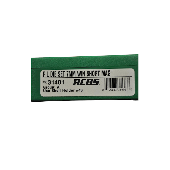 RCBS 31401 Series A Full Length Die Set 7MM WSM Winchester Short Mag