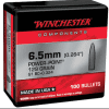 Winchester 6.5 Caliber .264 129 Grain Power Point WB65PP129X(100 ct.) - Thumbnail Image 1