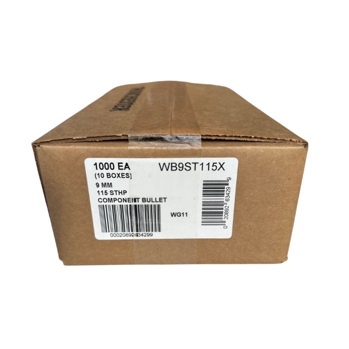 Winchester 9MM .355 115 Grain Silver Tip Jacketed Hollow Point WB9ST115X(100 ct.) - Image 4
