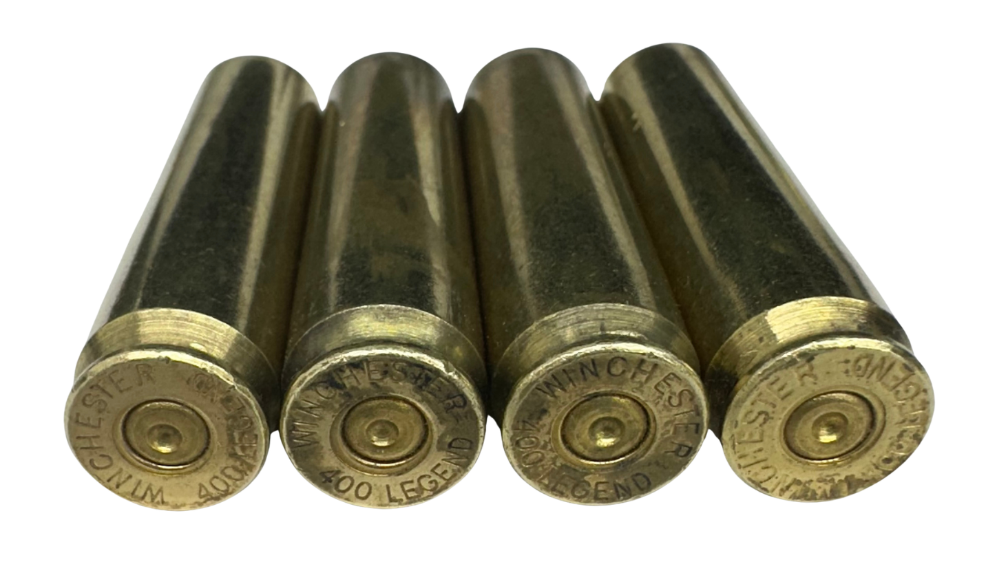 Once fired 400 Legend brass for reloading accurate straight wall hunting AR15 platform ammo .400 diameter in stock with free shipping