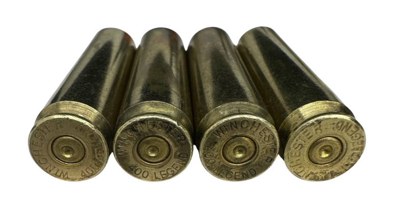 Once fired 400 Legend brass for reloading accurate straight wall hunting AR15 platform ammo .400 diameter in stock with free shipping